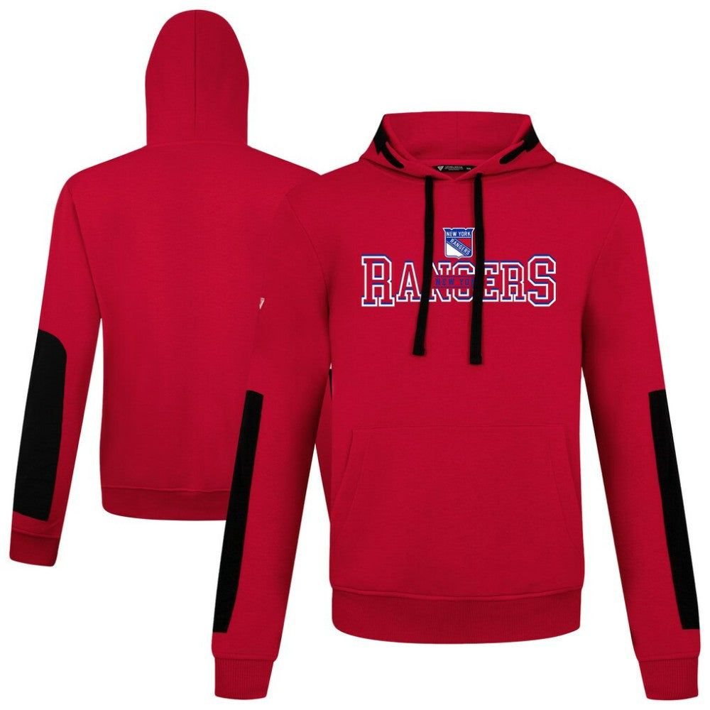 New York Rangers Levelwear Bombay Journey Pullover Hoodie - Red Hoodies