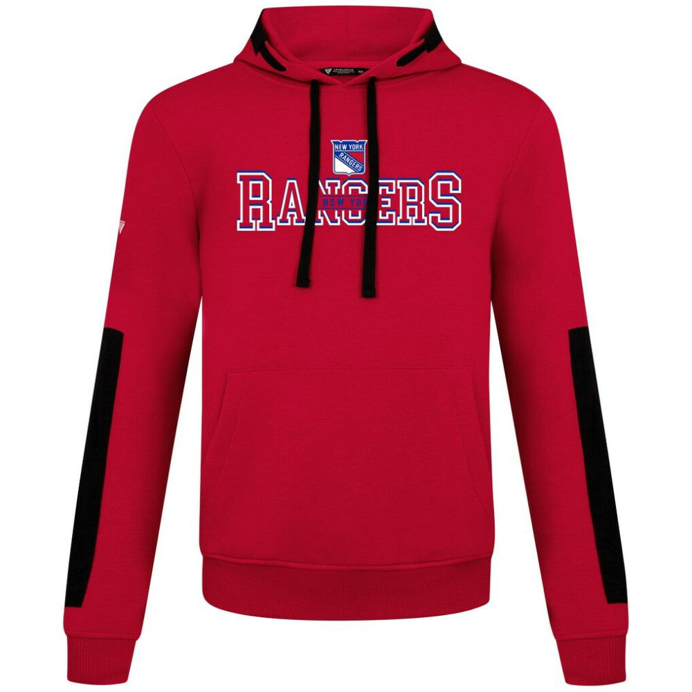 New York Rangers Levelwear Bombay Journey Pullover Hoodie - Red Hoodies