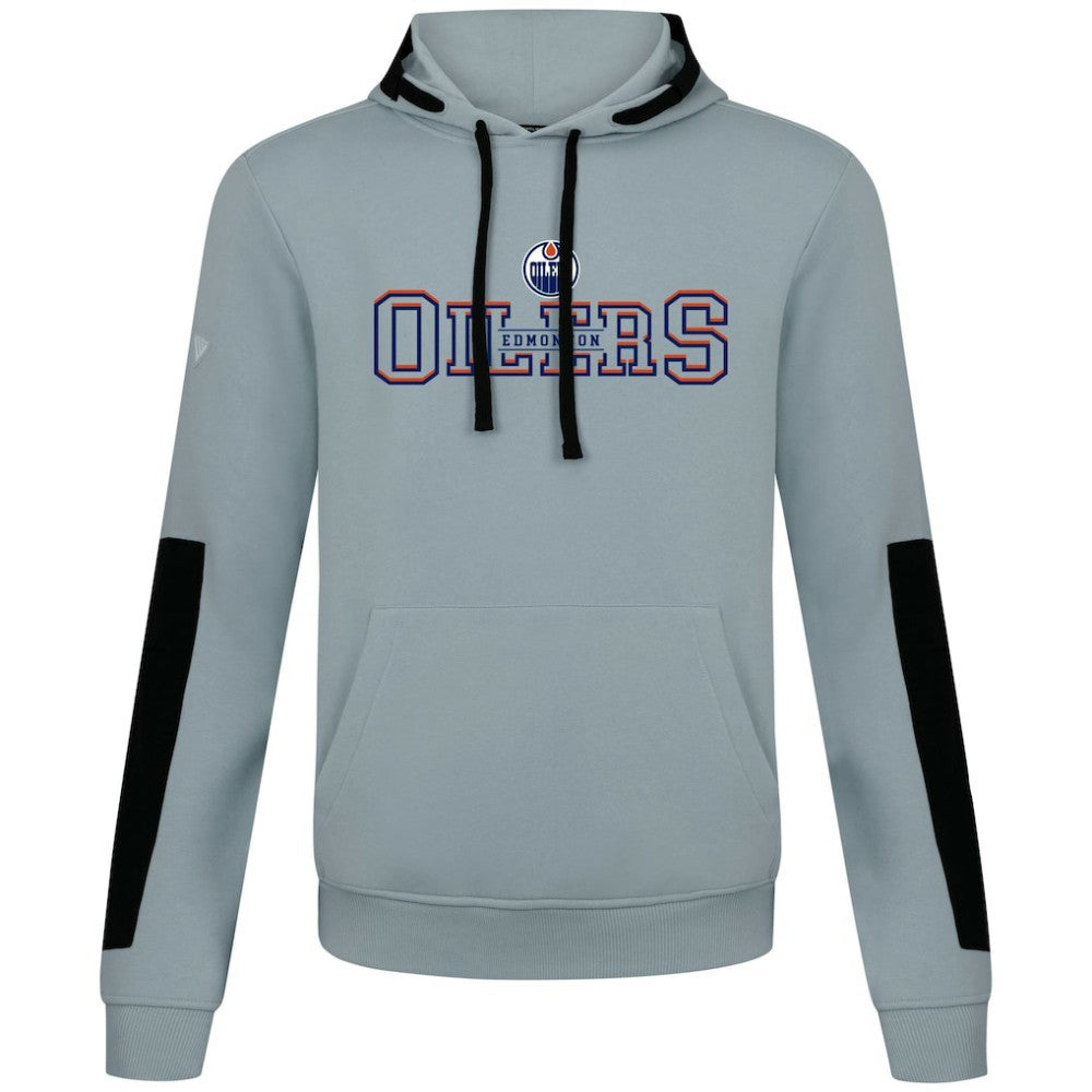 Edmonton Oilers Levelwear Bombay Journey Pullover Hoodie - Gray Hoodies