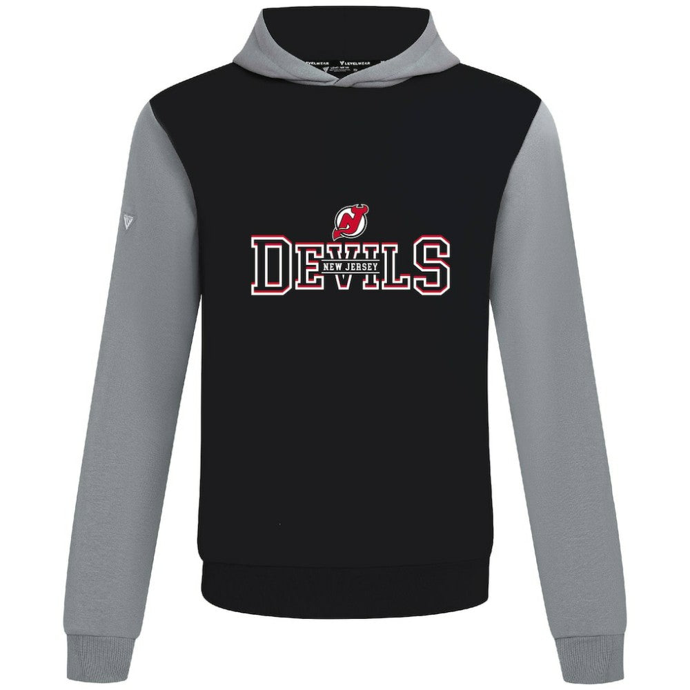 New Jersey Devils Levelwear Ultimate Journey Pullover Hoodie - Black/Gray Jerseys