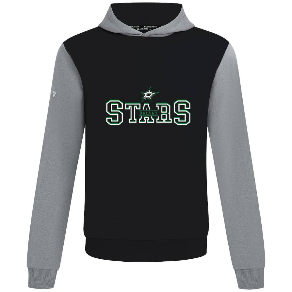 Dallas Stars Levelwear Ultimate Journey Pullover Hoodie - Black/Gray Hoodies
