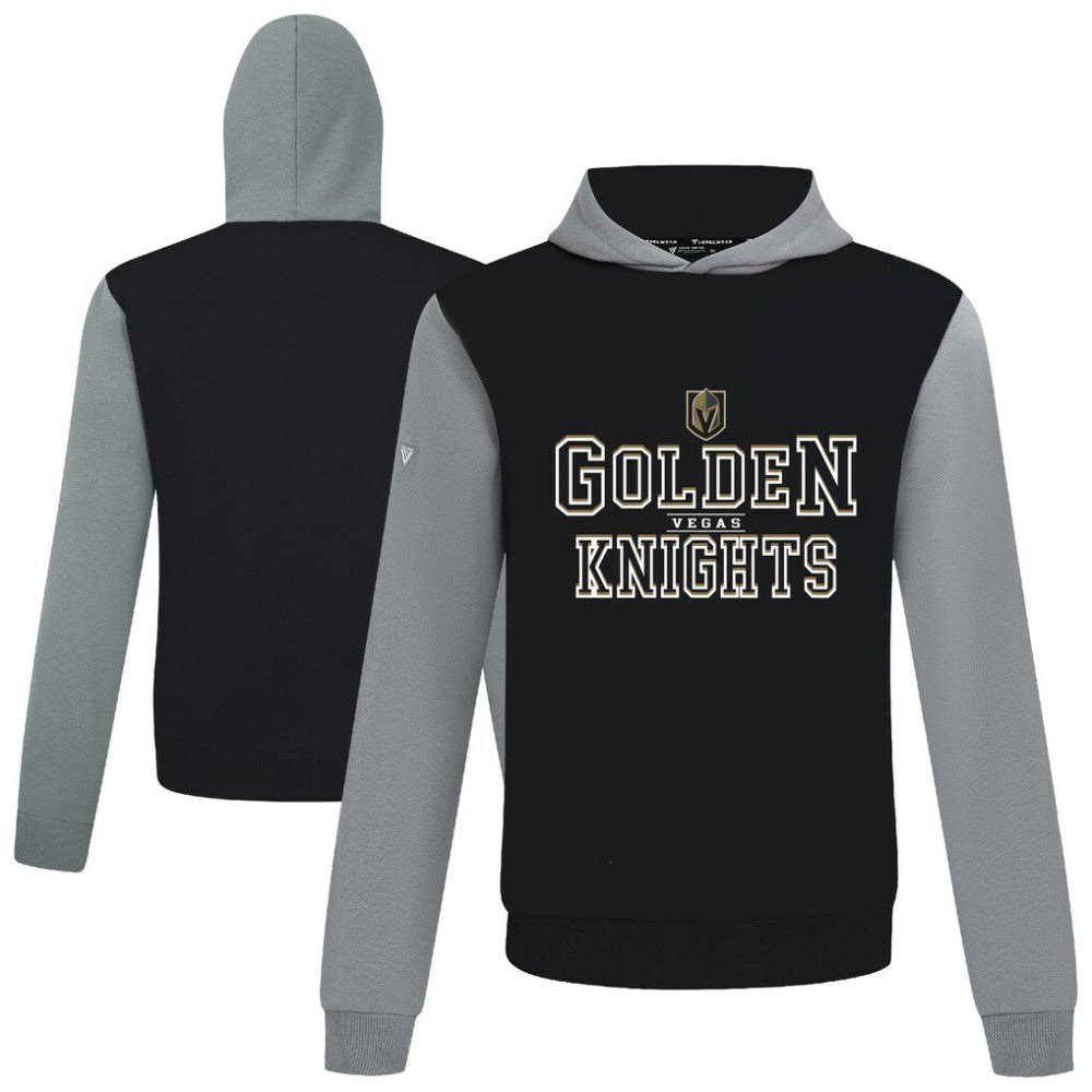 Vegas Golden Knights Levelwear Ultimate Journey Pullover Hoodie - Black/Gray Hoodies