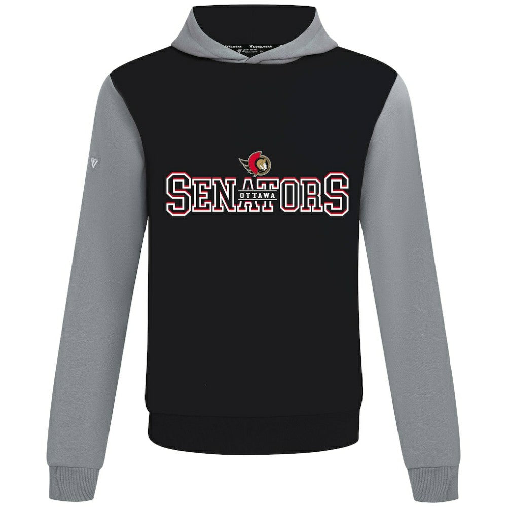 Ottawa Senators Levelwear Ultimate Journey Pullover Hoodie - Black/Gray Hoodies