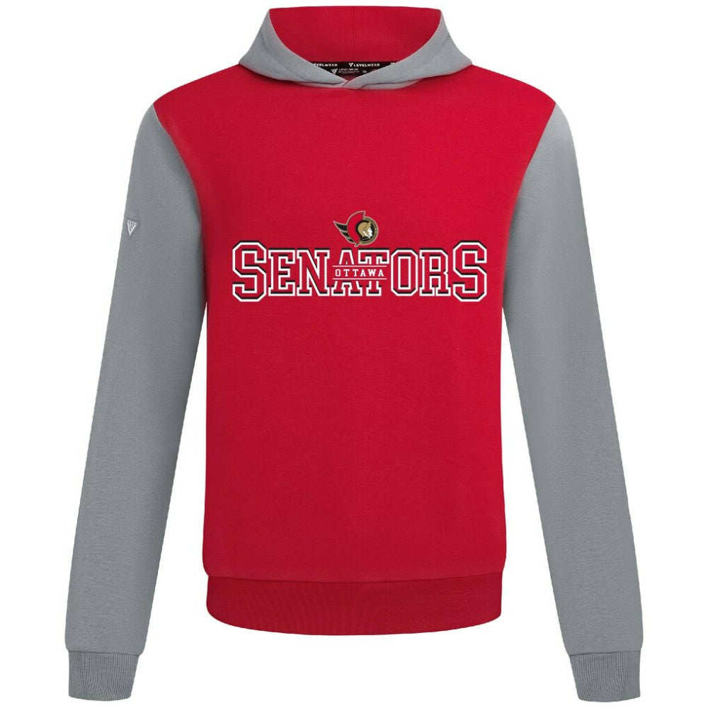 Ottawa Senators Levelwear Ultimate Journey Pullover Hoodie - Red/Gray Hoodies