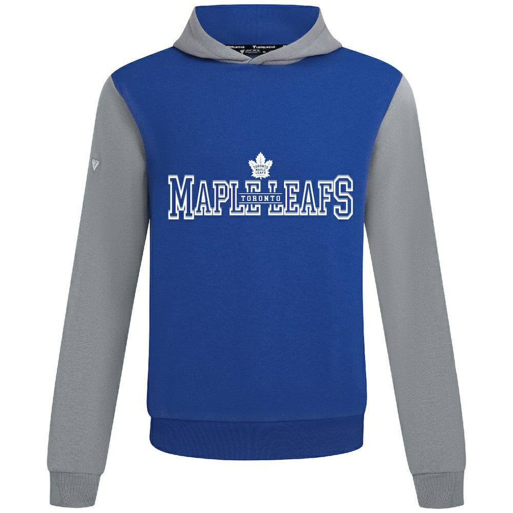 Toronto Maple Leafs Levelwear Ultimate Journey Pullover Hoodie - Blue/Gray Hoodies