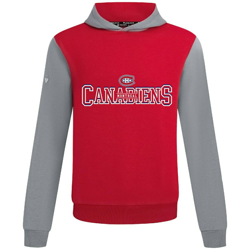 Montreal Canadiens Levelwear Ultimate Journey Pullover Hoodie - Red/Gray Hoodies