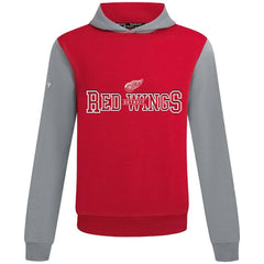 Detroit Red Wings Levelwear Ultimate Journey Pullover Hoodie - Red/Gray Hoodies