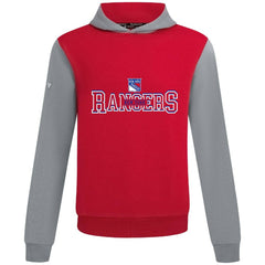 New York Rangers Levelwear Ultimate Journey Pullover Hoodie - Red/Gray Hoodies