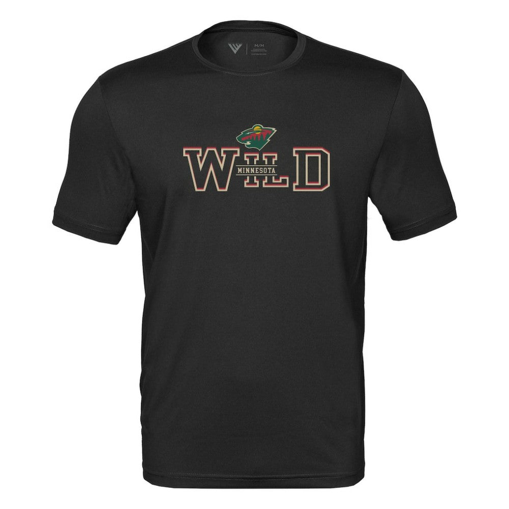 Minnesota Wild Levelwear Anthem Journey Performance T-Shirt - Black T-shirts