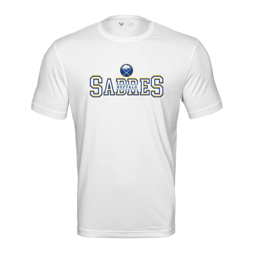 Buffalo Sabres Levelwear Anthem Journey Performance T-Shirt - White T-shirts