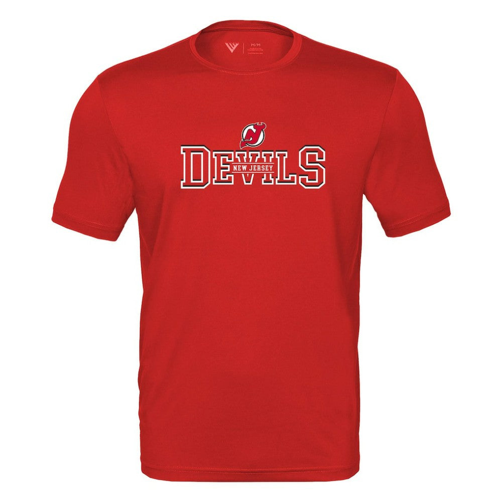 New Jersey Devils Levelwear Anthem Journey Performance T-Shirt - Red T-shirts