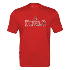 New Jersey Devils Levelwear Anthem Journey Performance T-Shirt - Red T-shirts