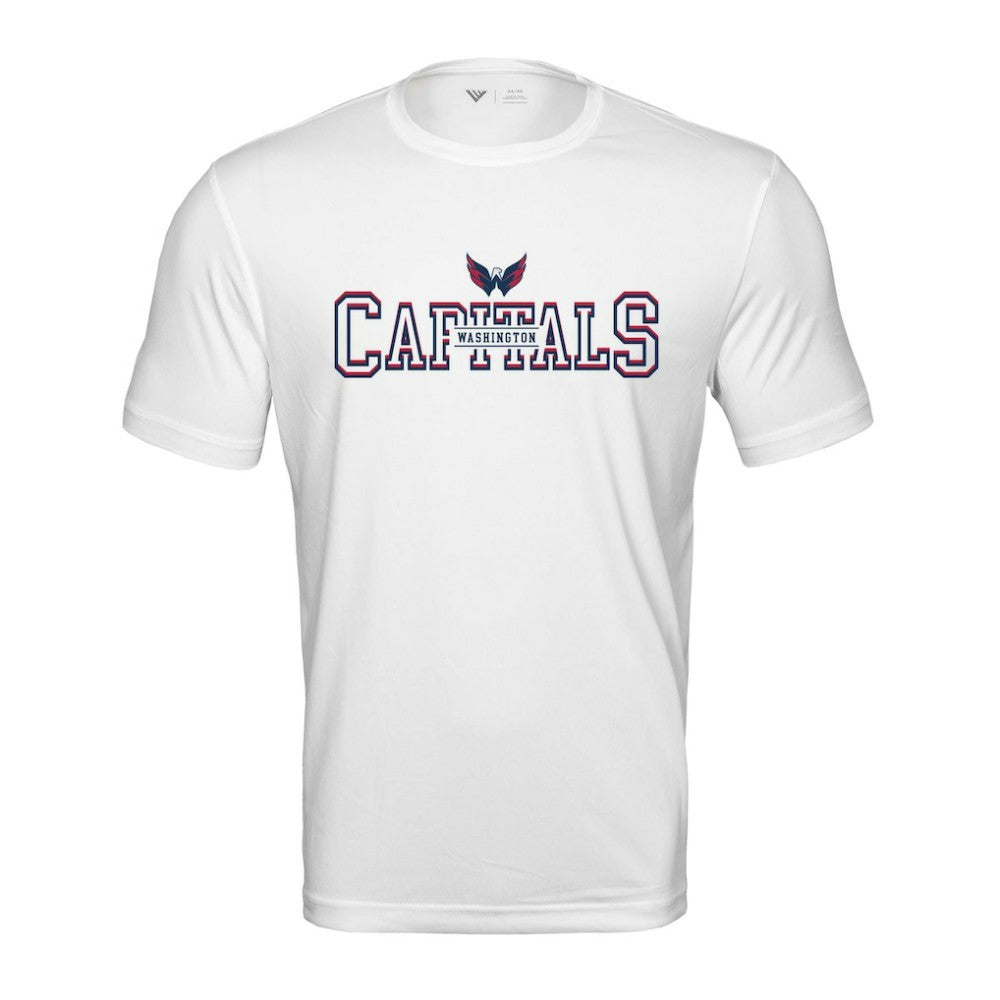 Washington Capitals Levelwear Anthem Journey Performance T-Shirt - White T-shirts