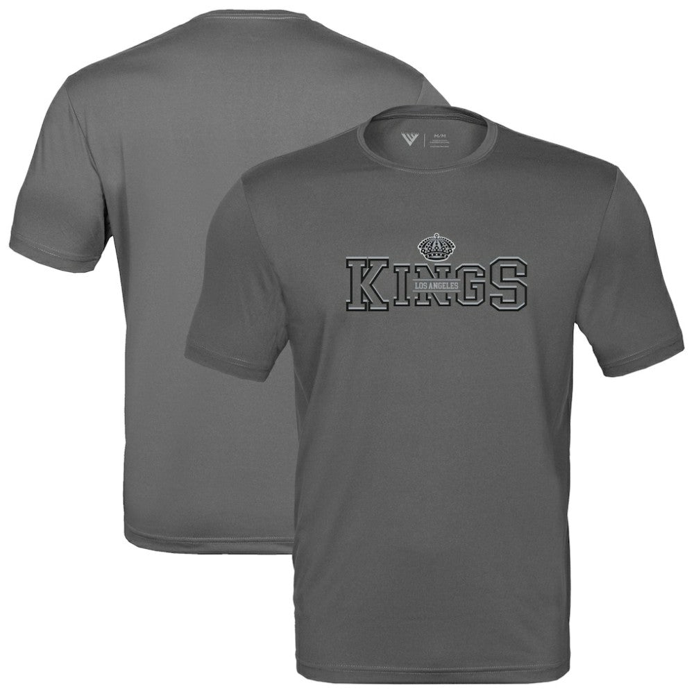 Los Angeles Kings Levelwear Anthem Journey Performance T-Shirt - Charcoal T-shirts