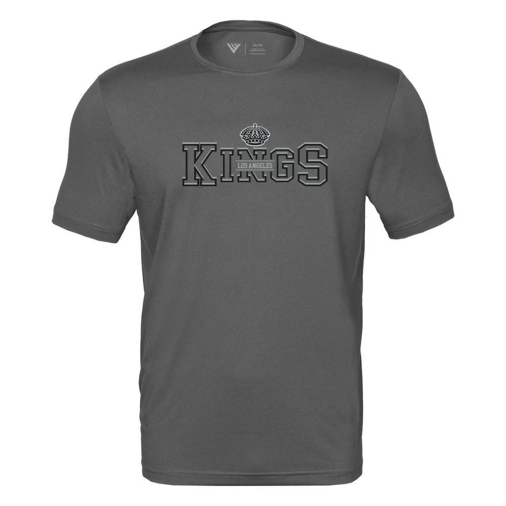 Los Angeles Kings Levelwear Anthem Journey Performance T-Shirt - Charcoal T-shirts