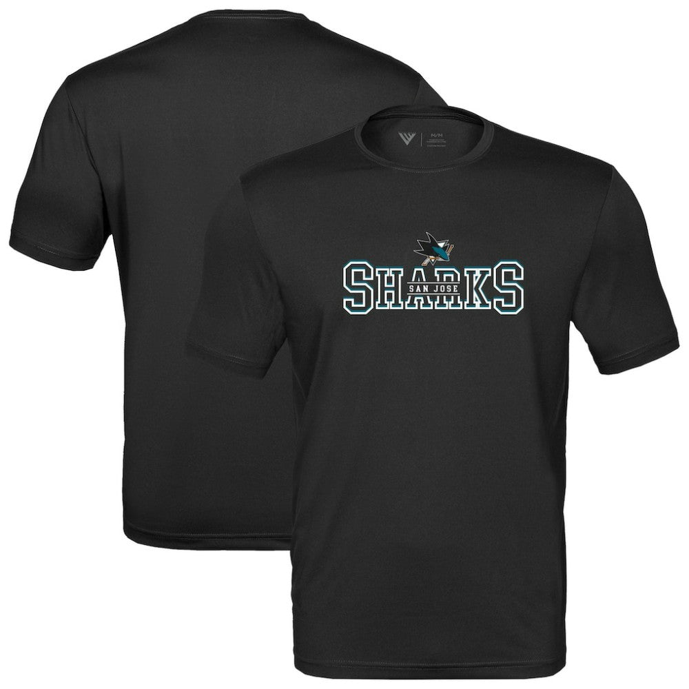 San Jose Sharks Levelwear Anthem Journey Performance T-Shirt - Black T-shirts
