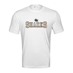San Jose Sharks Levelwear Anthem Journey Performance T-Shirt - White T-shirts