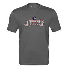 Winnipeg Jets Levelwear Anthem Journey Performance T-Shirt - Charcoal T-shirts