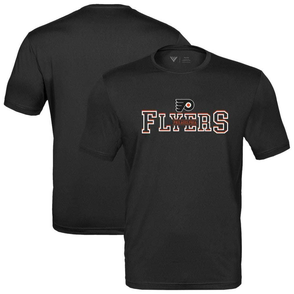 Philadelphia Flyers Levelwear Anthem Journey Performance T-Shirt - Black T-shirts