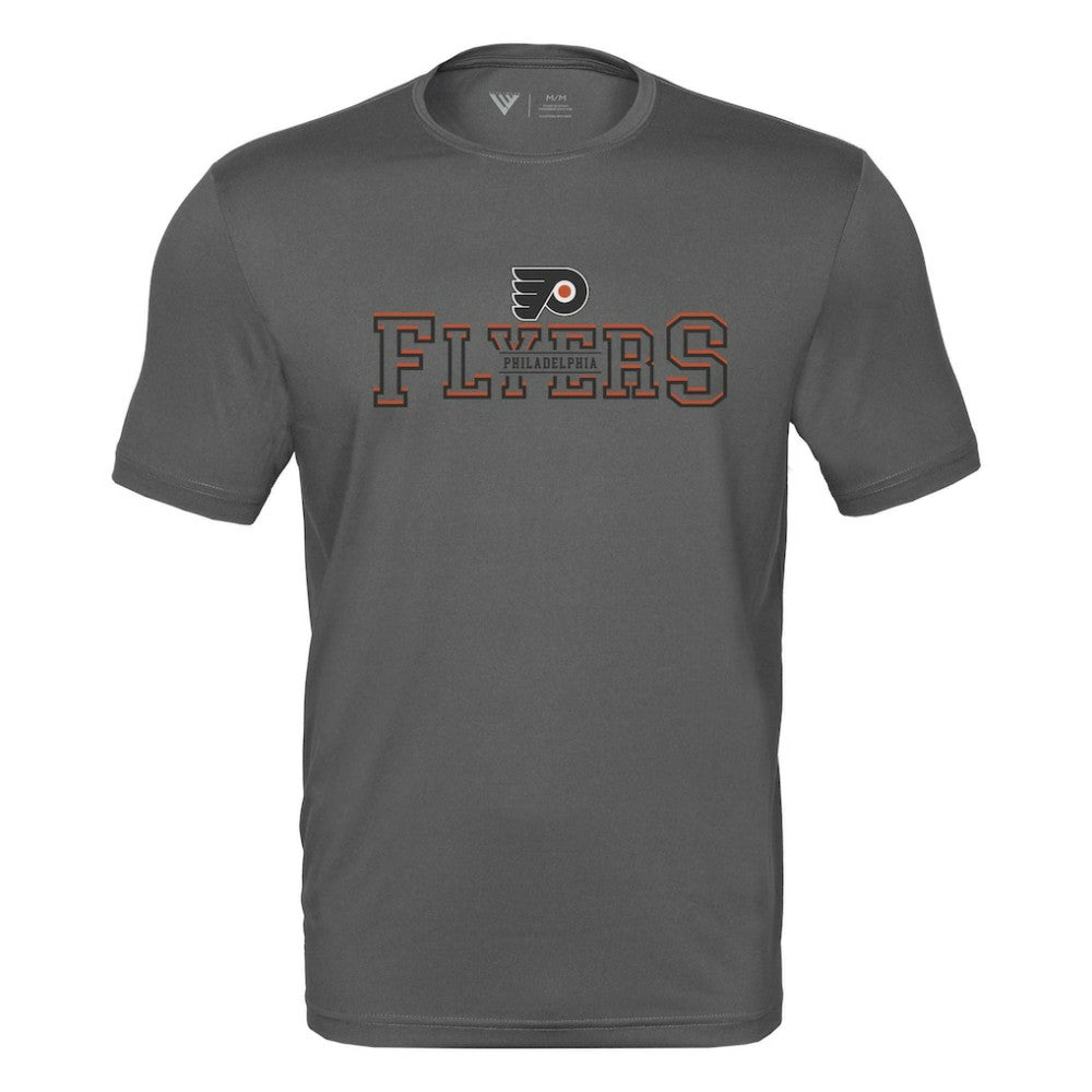 Philadelphia Flyers Levelwear Anthem Journey Performance T-Shirt - Charcoal T-shirts