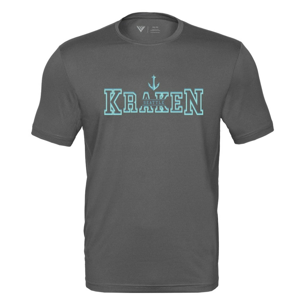 Seattle Kraken Levelwear Anthem Journey Performance T-Shirt - Charcoal T-shirts