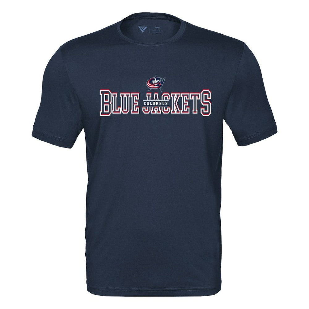Columbus Blue Jackets Levelwear Anthem Journey Performance T-Shirt - Navy T-shirts