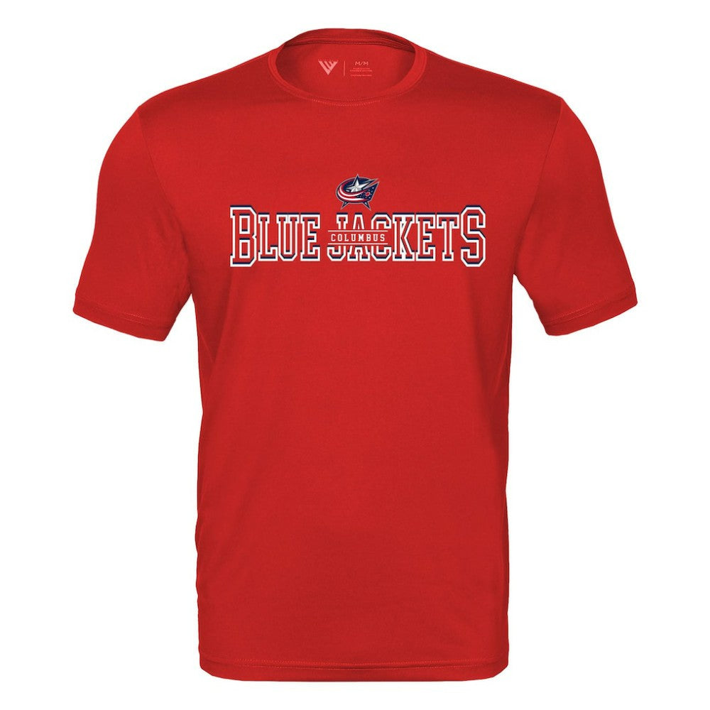 Columbus Blue Jackets Levelwear Anthem Journey Performance T-Shirt - Red T-shirts