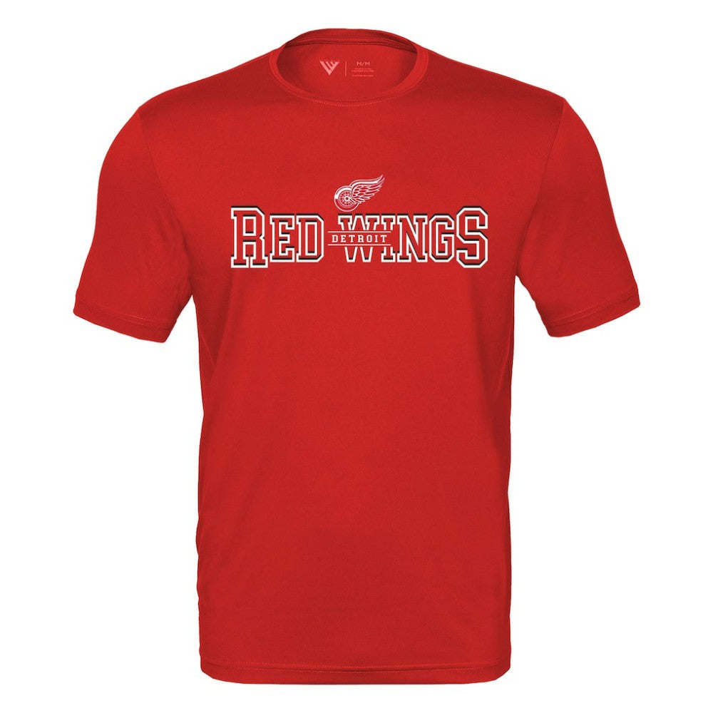 Detroit Red Wings Levelwear Anthem Journey Performance T-Shirt - Red T-shirts