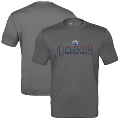 Edmonton Oilers Levelwear Anthem Journey Performance T-Shirt - Charcoal T-shirts