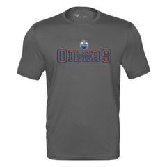 Edmonton Oilers Levelwear Anthem Journey Performance T-Shirt - Charcoal T-shirts
