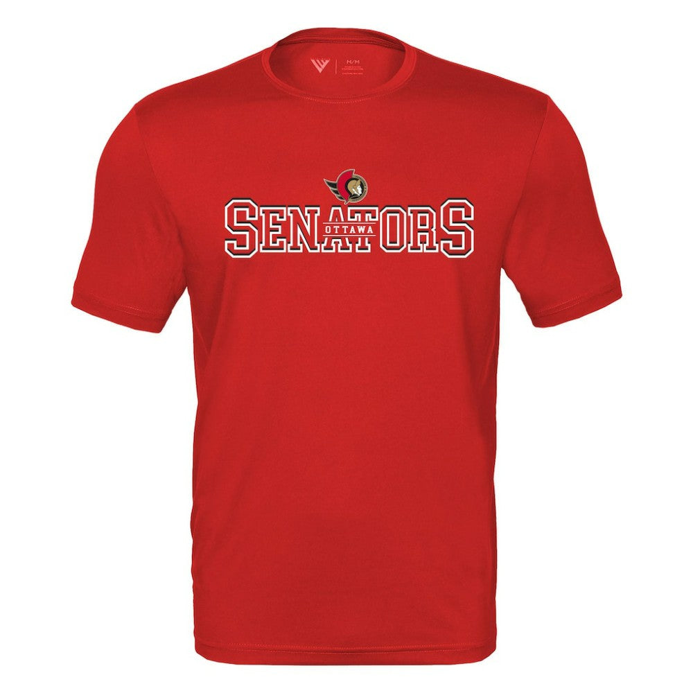 Ottawa Senators Levelwear Anthem Journey Performance T-Shirt - Red T-shirts