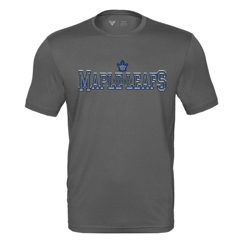 Toronto Maple Leafs Levelwear Anthem Journey Performance T-Shirt - Charcoal T-shirts