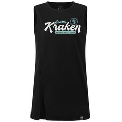 Seattle Kraken Levelwear Women's Influx Monument Tank Top - Black Tank Top