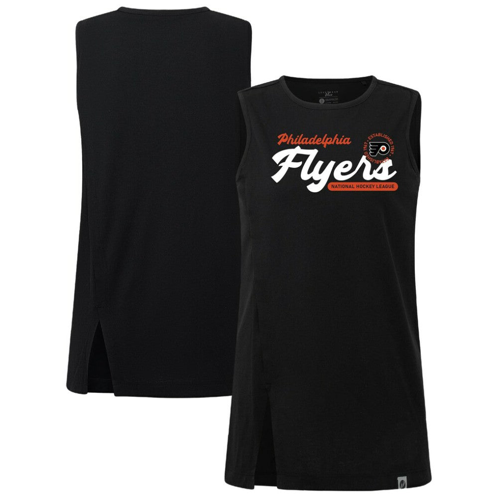 Philadelphia Flyers Levelwear Women's Influx Monument Tank Top - Black Tank Top