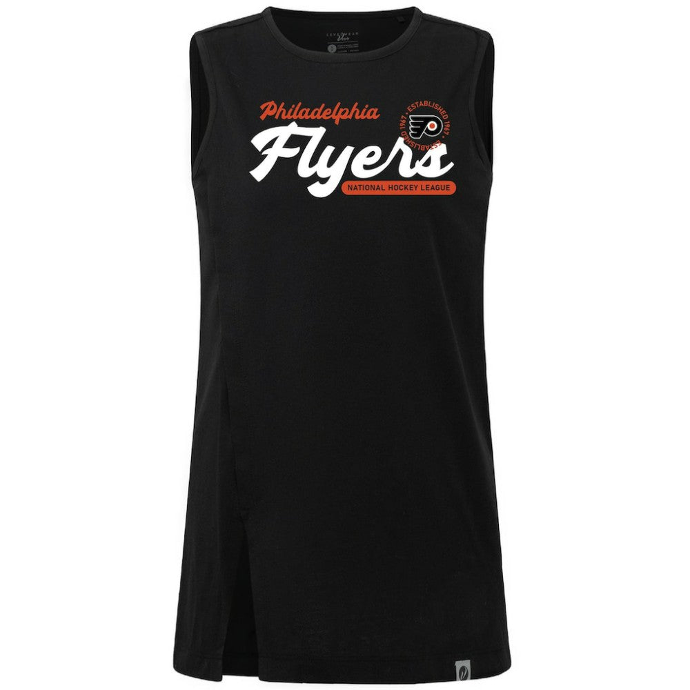 Philadelphia Flyers Levelwear Women's Influx Monument Tank Top - Black Tank Top