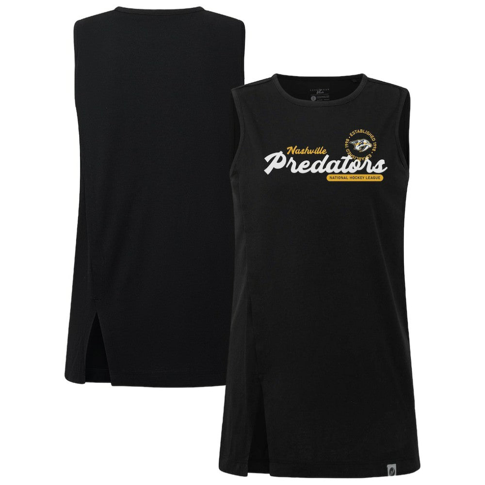 Nashville Predators Levelwear Women's Influx Monument Tank Top - Black Tank Top