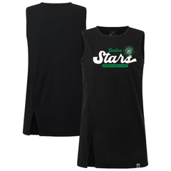 Dallas Stars Levelwear Women's Influx Monument Tank Top - Black Tank Top