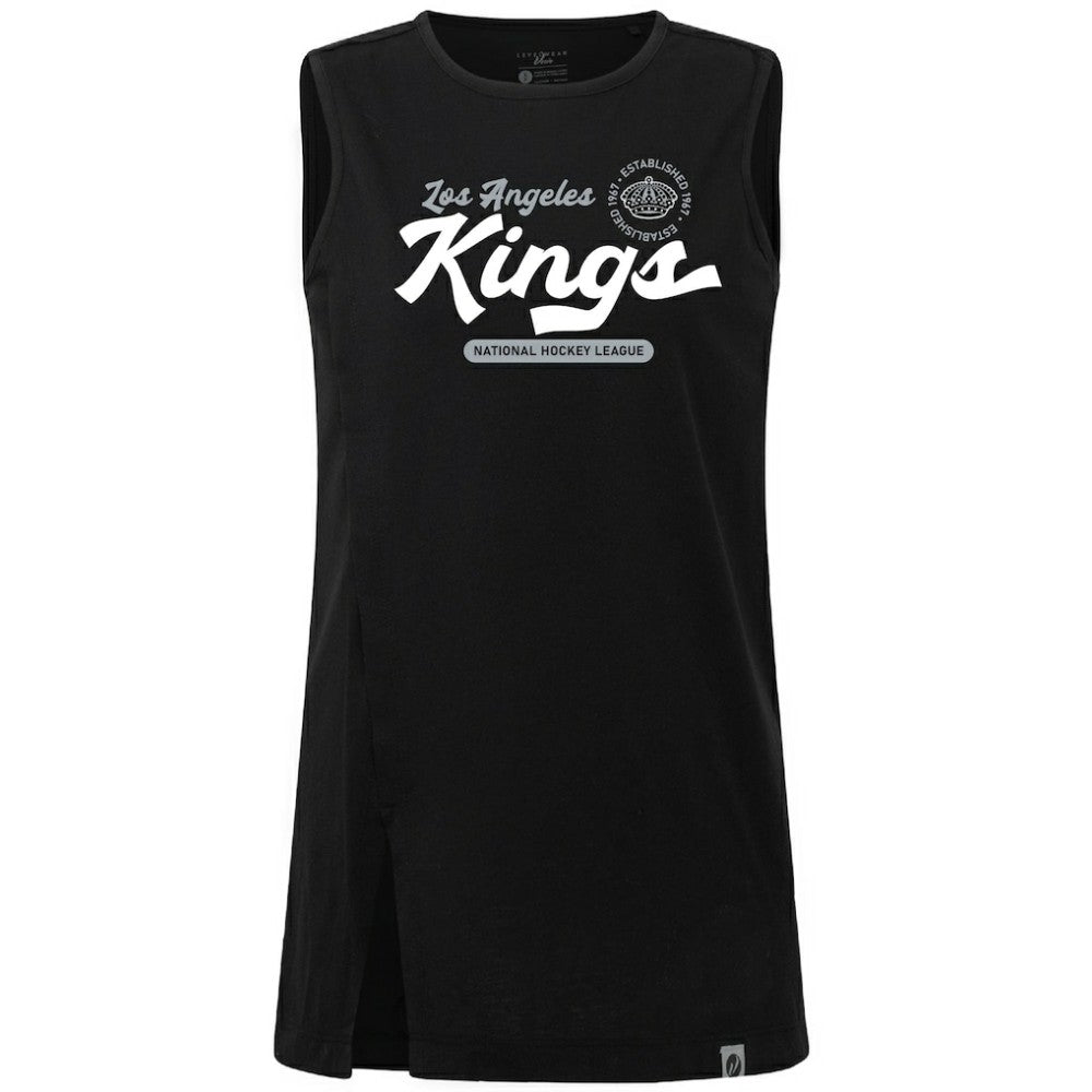 Los Angeles Kings Levelwear Women's Influx Monument Tank Top - Black Tank Top