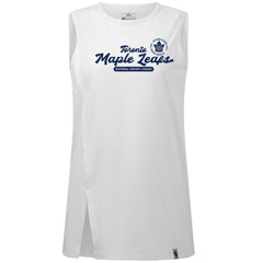 Toronto Maple Leafs Levelwear Women's Influx Monument Tank Top - White Tank Top