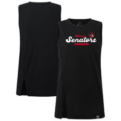 Ottawa Senators Levelwear Women's Influx Monument Tank Top - Black Tank Top