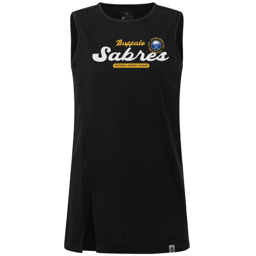 Buffalo Sabres Levelwear Women's Influx Monument Tank Top - Black Tank Top