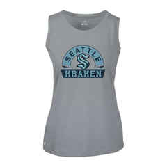 Seattle Kraken Levelwear Women's Macy Banner Arch Tank Top - Gray Tank Top