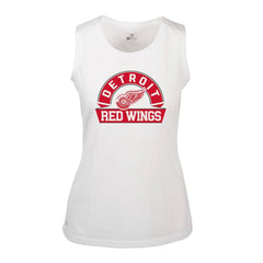 Detroit Red Wings Levelwear Women's Macy Banner Arch Tank Top - White Tank Top