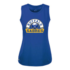 Buffalo Sabres Levelwear Women's Macy Banner Arch Tank Top - Royal Tank Top
