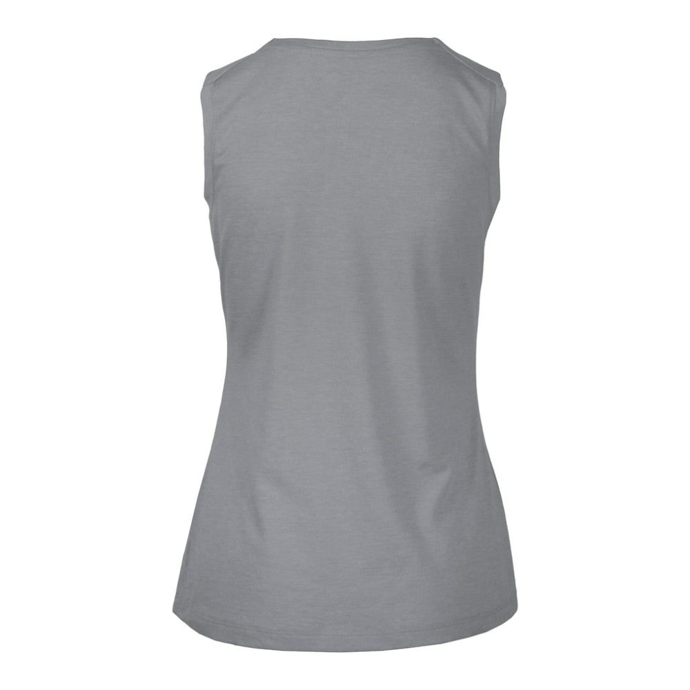 Pittsburgh Penguins Levelwear Women's Macy Banner Arch Tank Top - Gray Tank Top