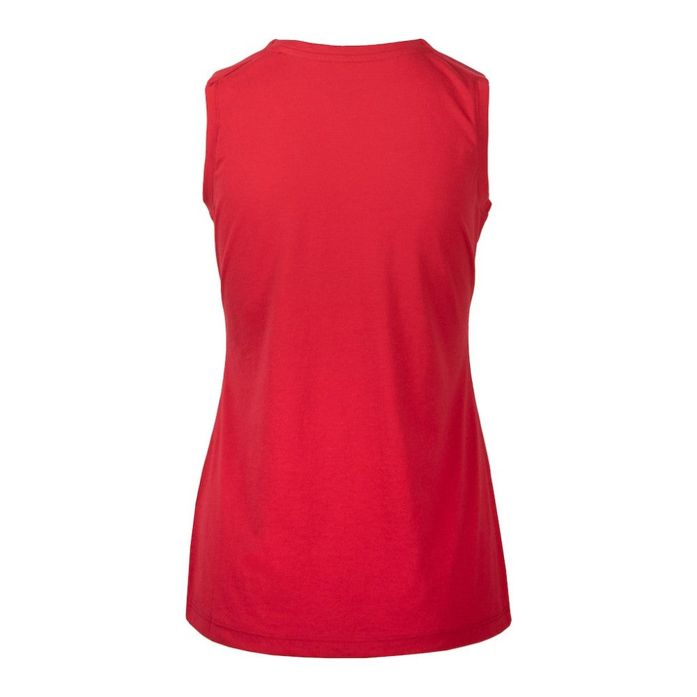 New Jersey Devils Levelwear Women's Macy Banner Arch Tank Top - Red Jerseys