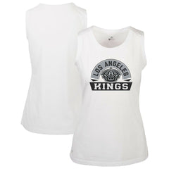 Los Angeles Kings Levelwear Women's Macy Banner Arch Tank Top - White Tank Top