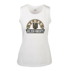 Vegas Golden Knights Levelwear Women's Macy Banner Arch Tank Top - White Tank Top