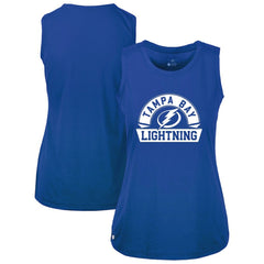 Tampa Bay Lightning Levelwear Women's Macy Banner Arch Tank Top - Royal Tank Top