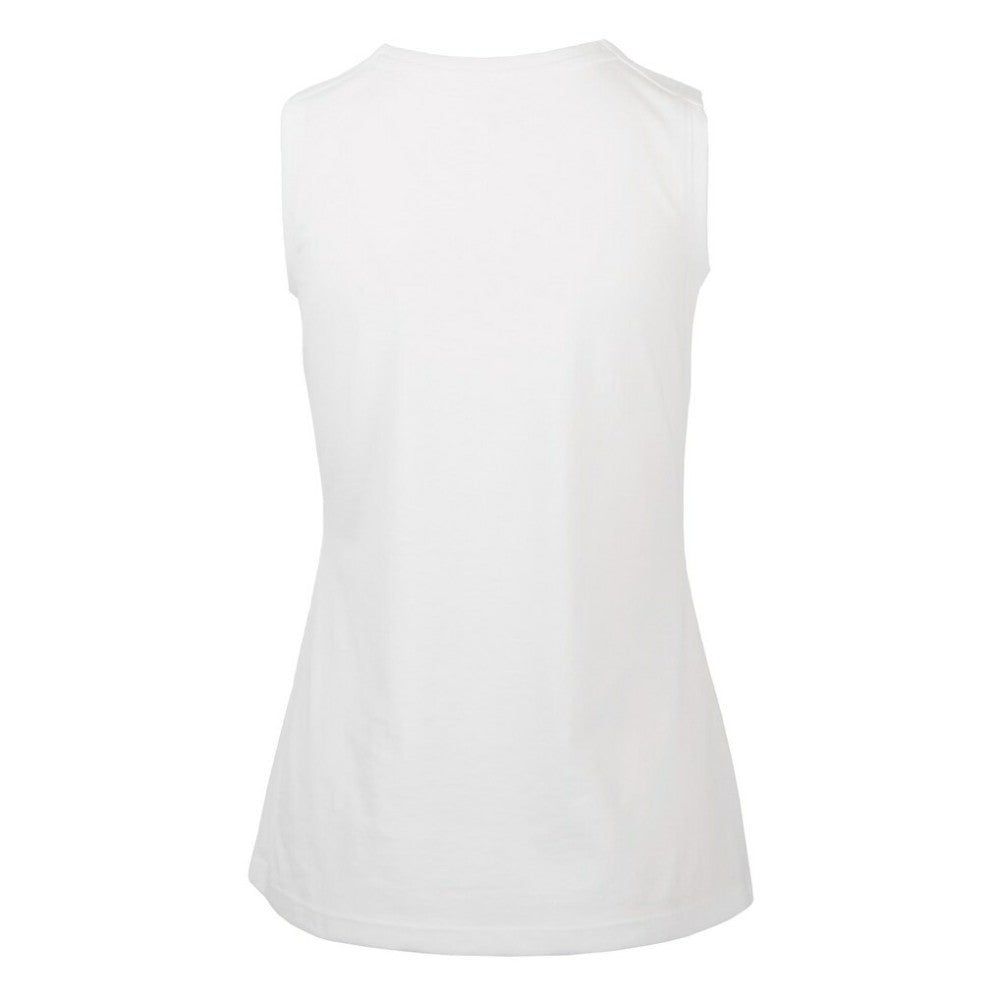 Vancouver Canucks Levelwear Women's Macy Banner Arch Tank Top - White Tank Top